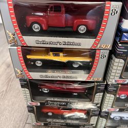 Diecast Classic cars 1/43 scale Classic brand new lot of 11 cars 60 Dollars  for all 