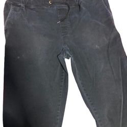 Black/ Dark Navy Blue Jogger pants