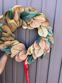 Studio McGee Magnolia Wreath 24 In Diameter