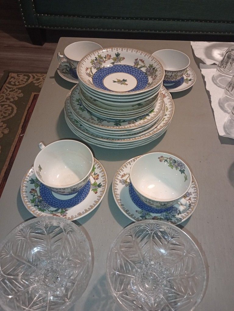 Copeland Spode England Antique Porcelain Set