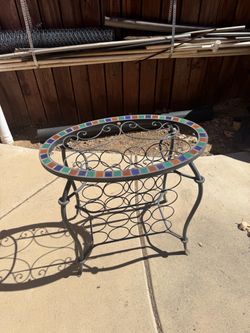 Pier 1 Wine rack/side table