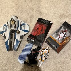 Star Wars Black Series Lot And Starship 