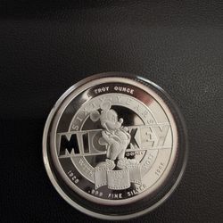 Mickey 1 Troy Oz .999 Fine Silver Coin (WMP017419)