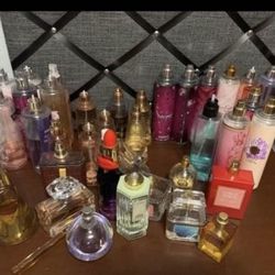 Lots of perfume! Some full/half full/1/4full