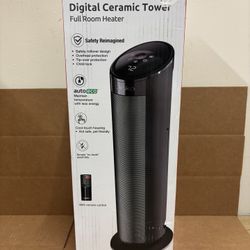 New Digital Ceramic Full Room Space Heater with Remote