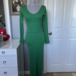 Green Two Piece Set