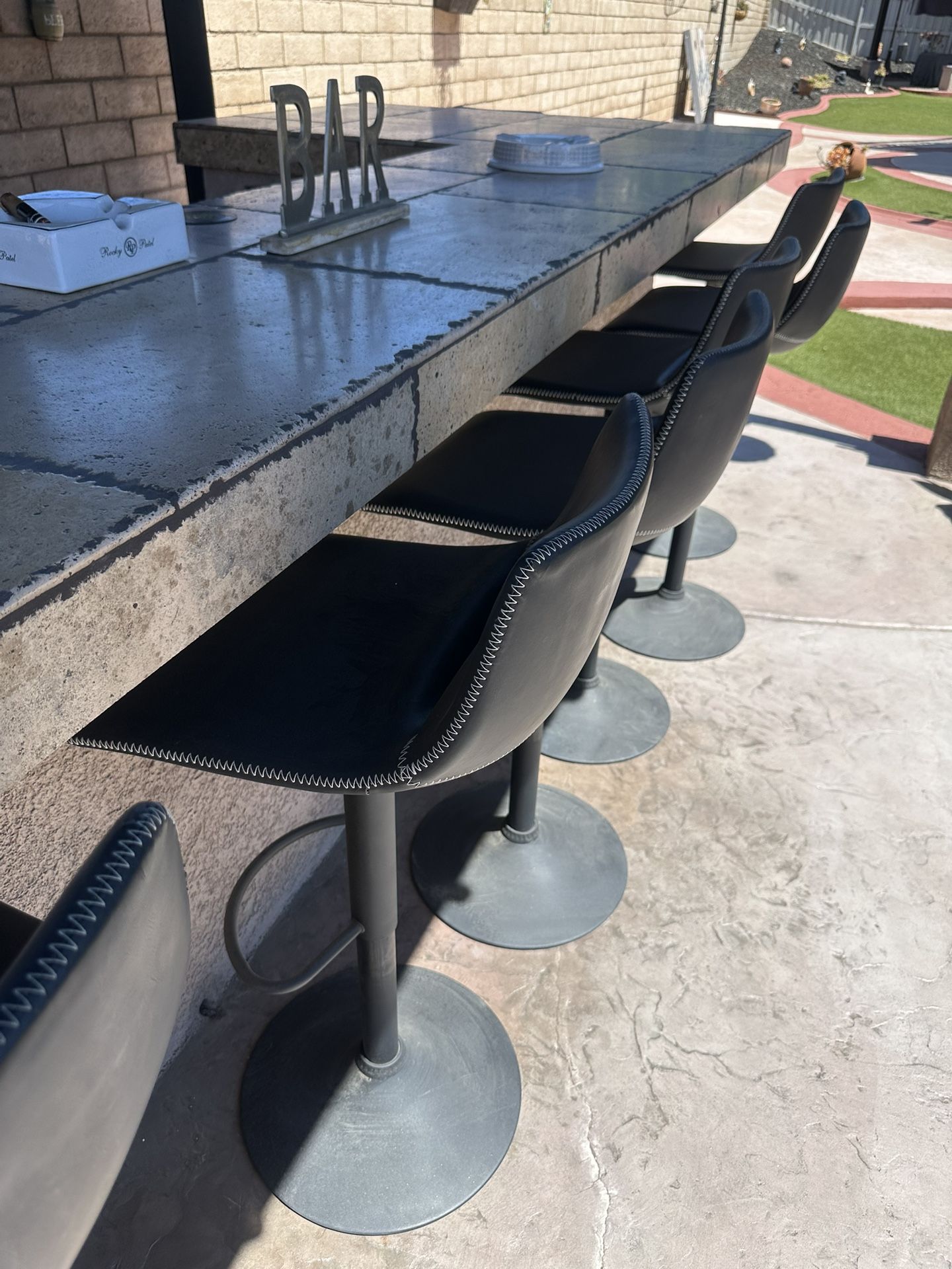 Black Bar Stools (Set Of 10) Or Can Purchase Individually