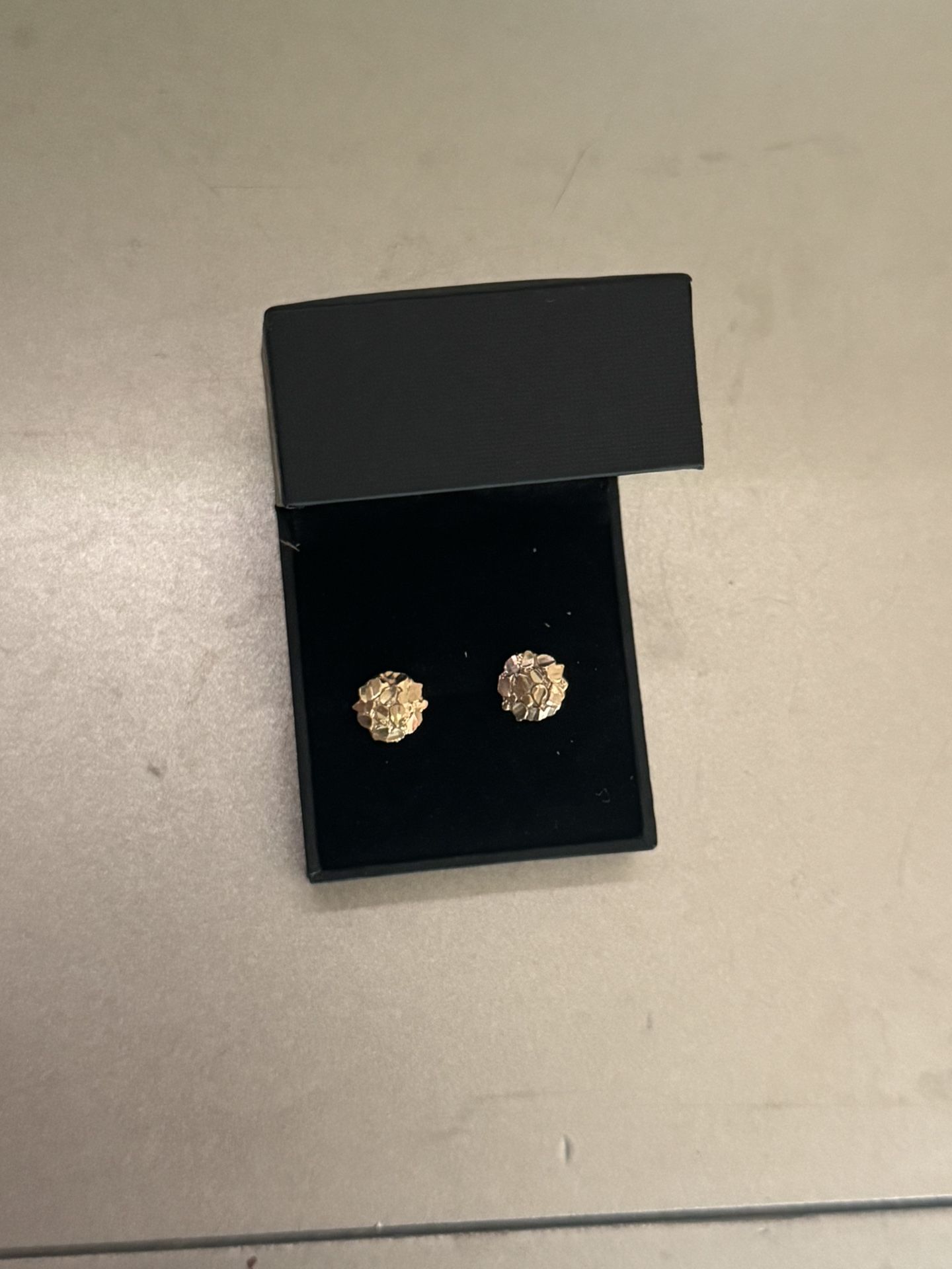 10KT Gold Nugget Earrings