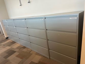 Lateral Metal Filing Cabinets