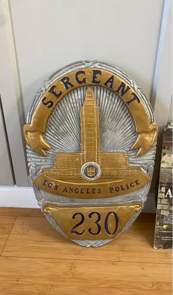 Police plaque