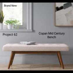 Brand New Copan Mid Century Bench 