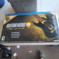 Guitar hero live ps4