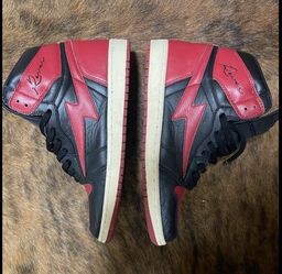 Air KIY By Revés Paris Bred Size 10.5 Black And Red Reimagined Retro Classic OG
