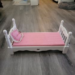 Pink Doll Bed