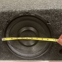 Two 10-inch speakers SUBS in excellent condition.