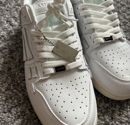 Amiri Skeleton Lows All White Box Missing  Size 10