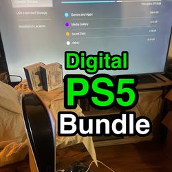 Custom Playstation 5 Digital Edition Bundle • PS5 Console