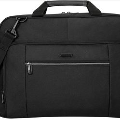 Targus 15.6” Classic Commuter Business Briefcase, Black