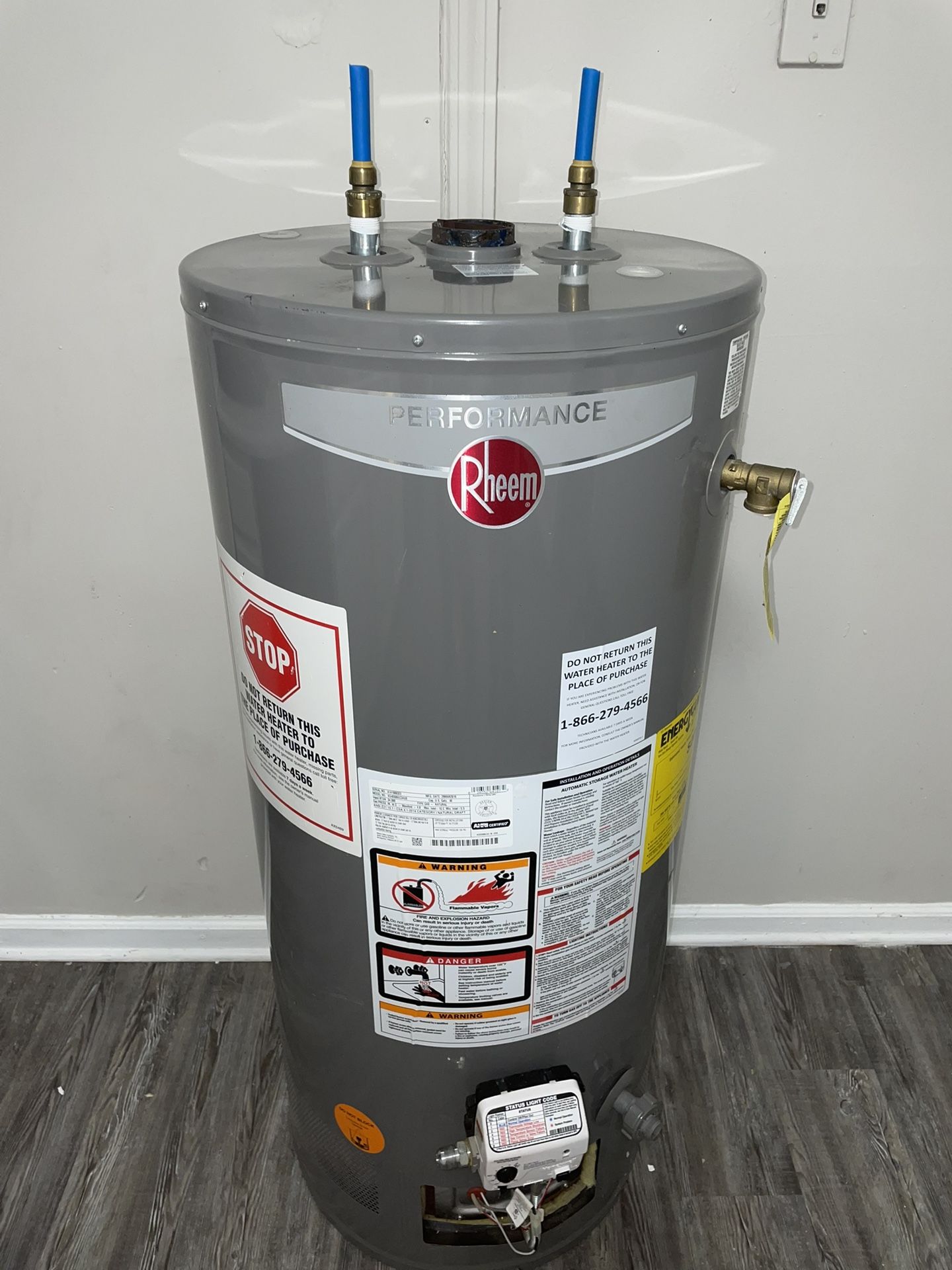 40 Gal Rheem Gas Water Heater