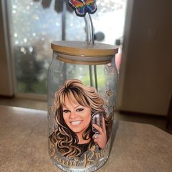 Jenni Rivera Glass Cup