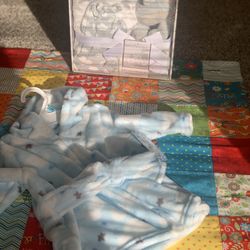 Baby Bath Set Robe 0-9 Months 
