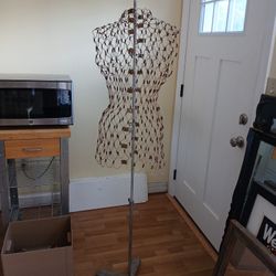 Amazing, vintage 1950s "My Double" dress form & stand by Dritz