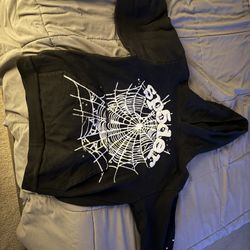 Sp5der Hoodie Black