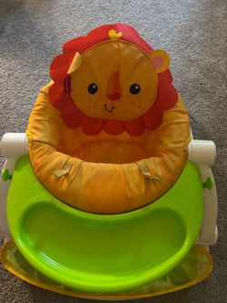 Fisher-Price Lion Baby Floor Seat with Tray