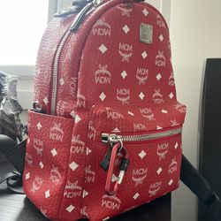 Red MCM BackPack