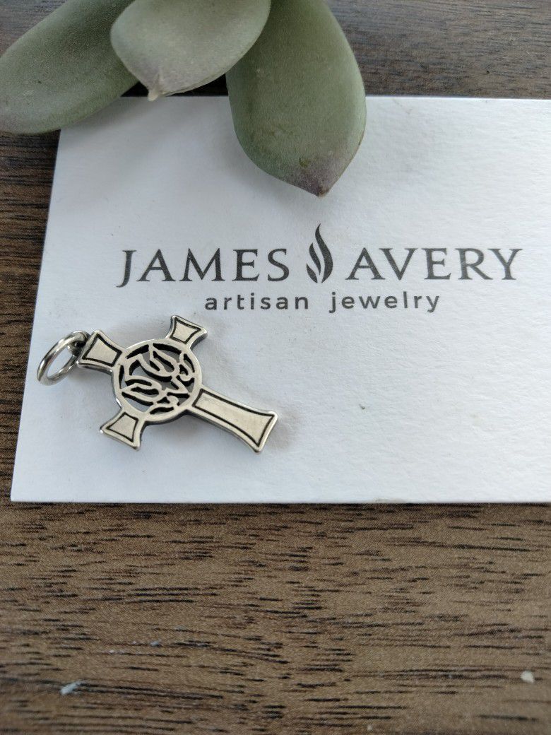 James Avery Descending Dove Cross Charm