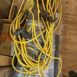 100 ft cord with lightbulb attachments