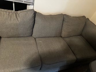 L-shaped Gray Couch
