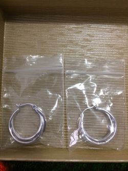 Sterling Silver Hoop Earring