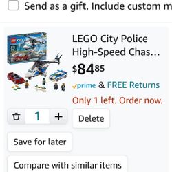 LEGO CITY high speed chase Kit 60138