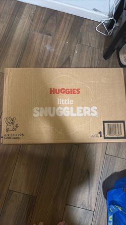 198 pc Huggies diaper size 1