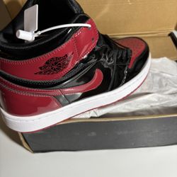  Air Jordan 1 Retro High OG "Patent Bred"