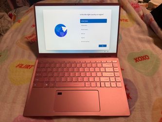 MSI Prestige 14 Pink Laptop w/ accessories