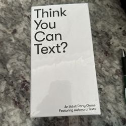 Brand New board Game: Think You Can Text?