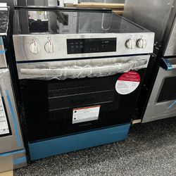 Frigidaire Electric Slide In 30” Wide Range Stainless Steel 
