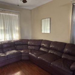 Leather Couch 