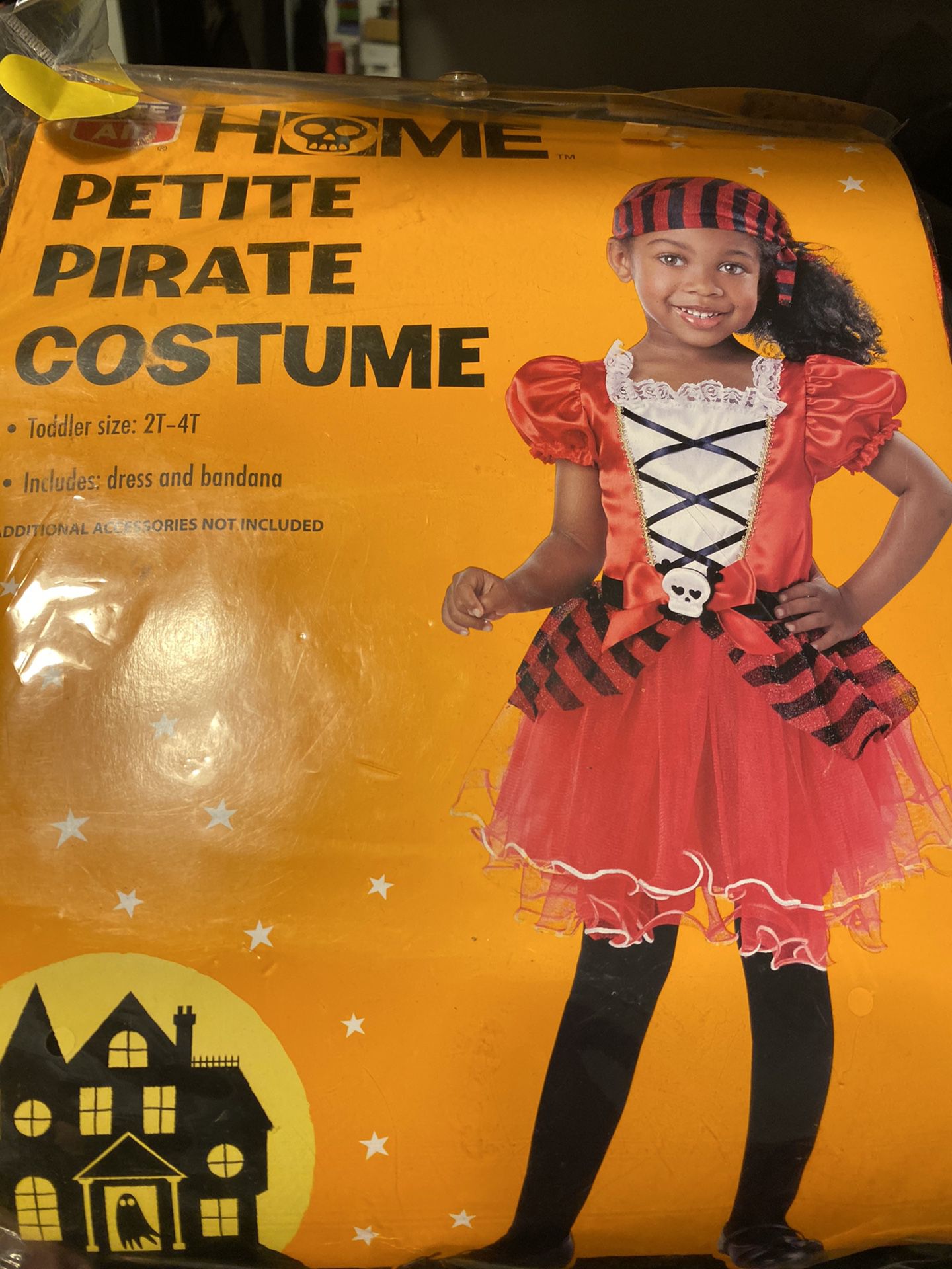 2t - 4t Pirate dress halloween costume