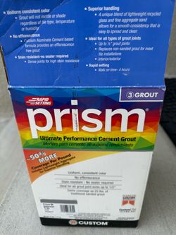 Prism Grout Delorean Gray brand new