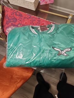 2 3xl Philadelphia Eagles Mitchell & Ness Jackets Brand New