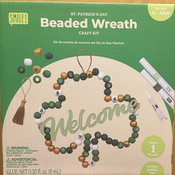 St. Patrick's Day Beaded Wreath Kit