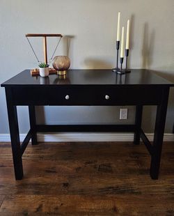 Black Wood Buffet Table