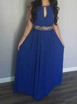 Royal blue dress
