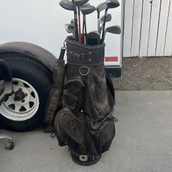 13 Different Golf Sticks and The Sticks Bag  