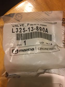 Brand New  P.C  V Valve For Mazda 3 2007 2.0 Lit Engine .In Original Package With Receipt 