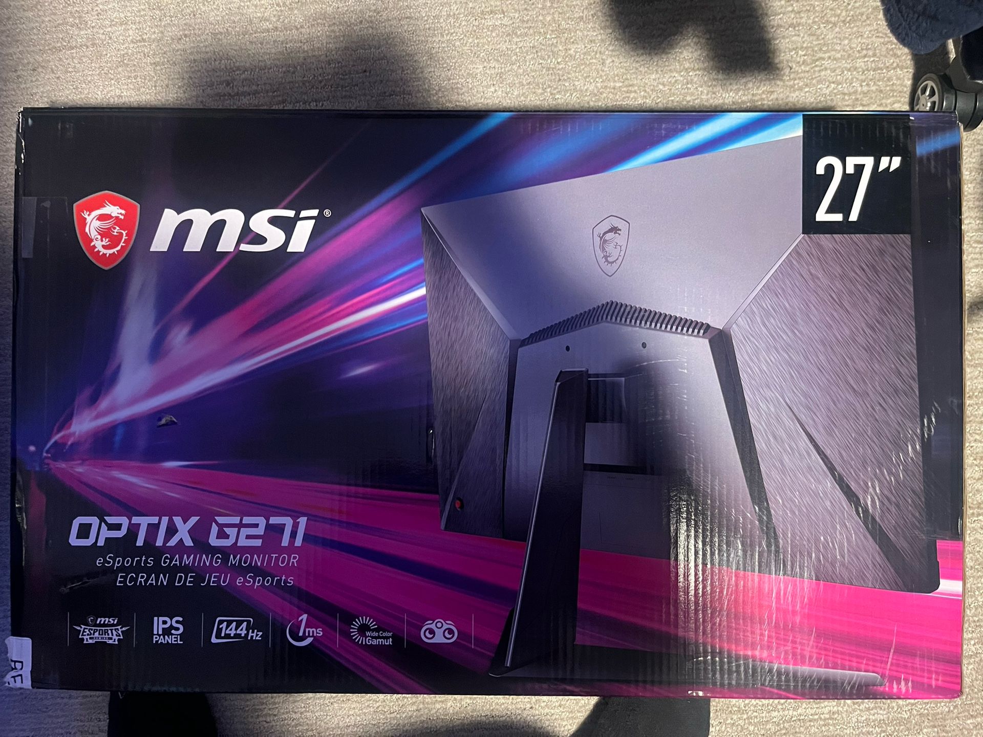 27” MSI Optix Gaming Monitor