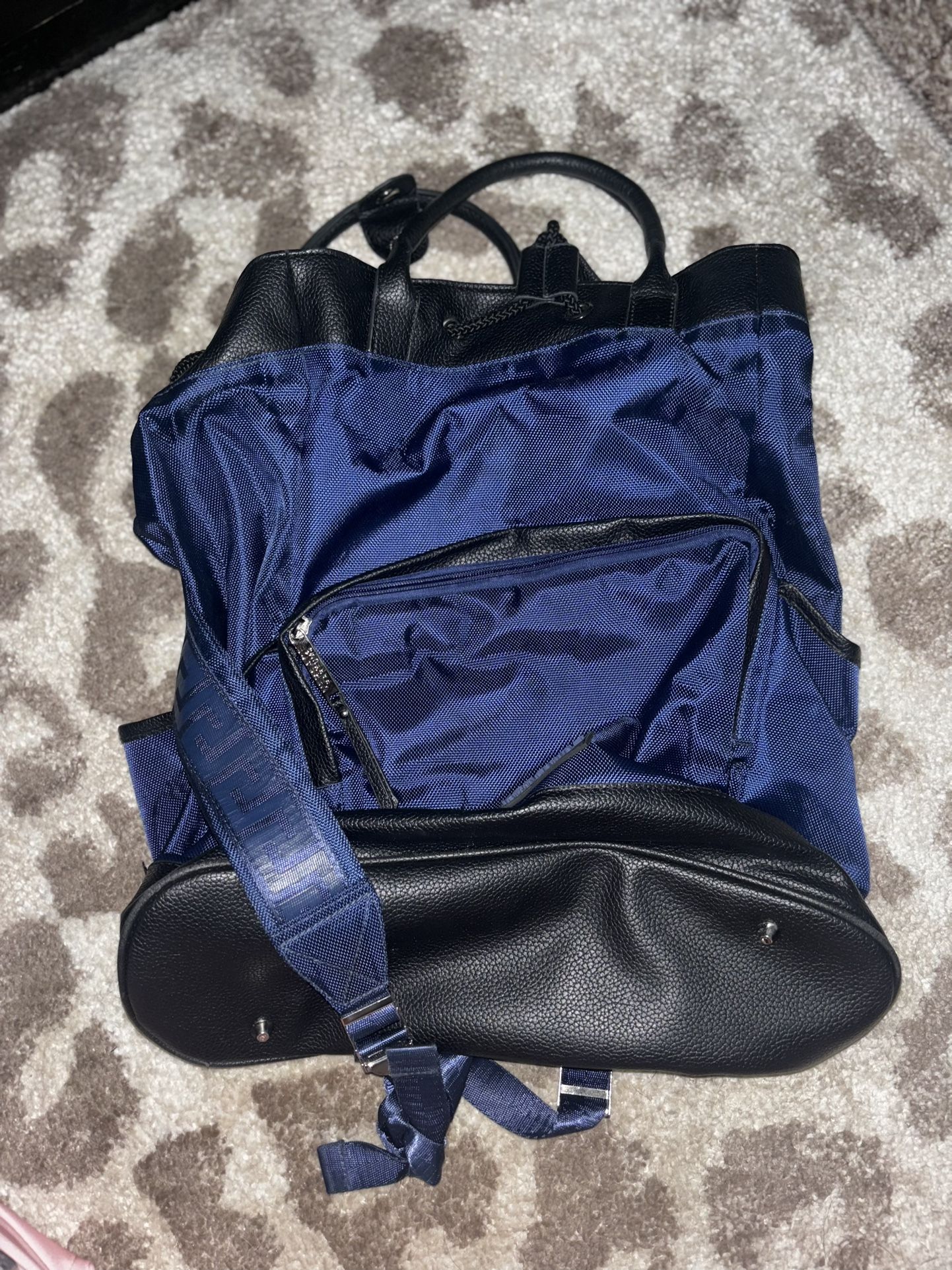 Blue Designer Backpack